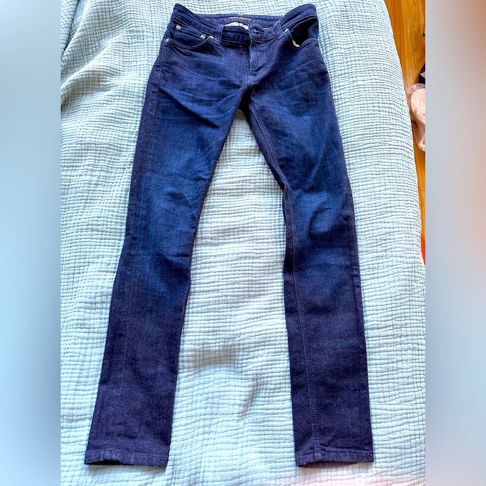 Excellent Skinny Lin Worn Indigo Nudie Jeans